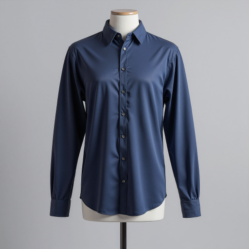 三十二岁左右男性头像，穿深蓝色衬衫，灰色背景，正面微笑表情，专业销售经理形象